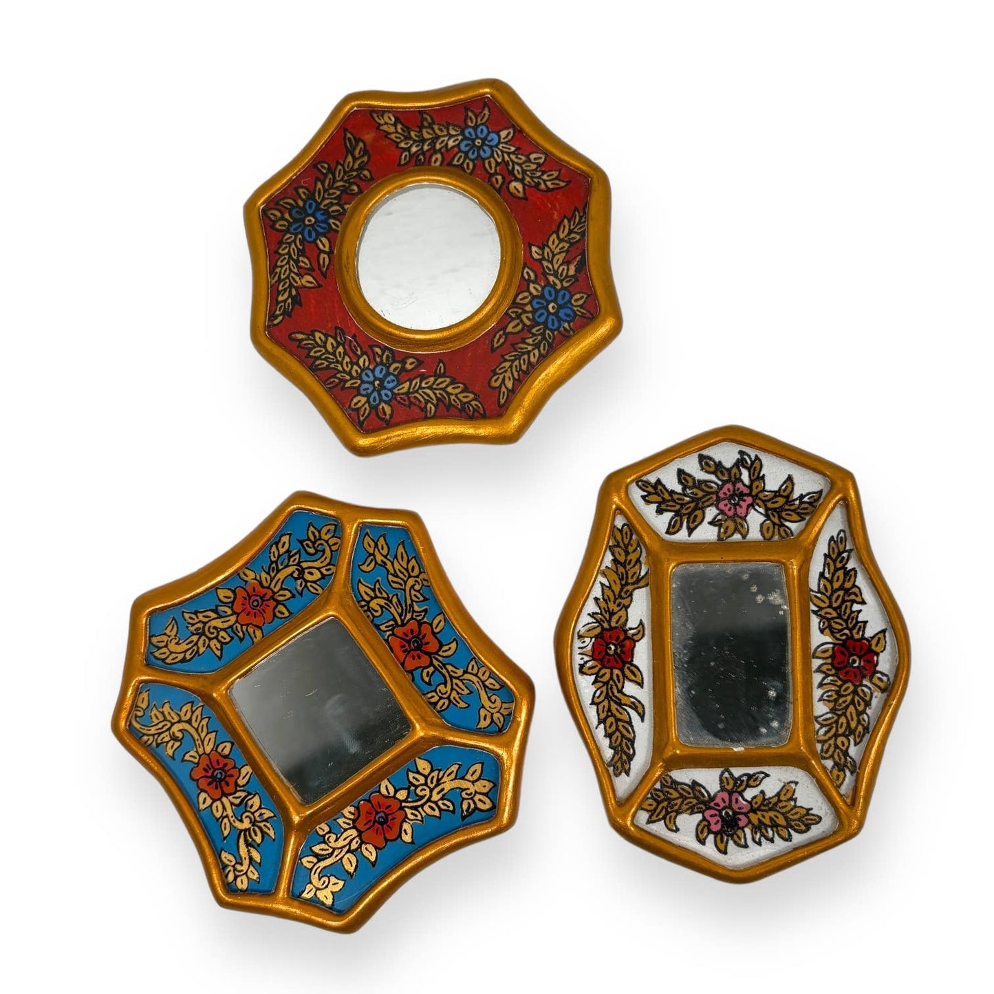 Handmade Decorative Peruvian Mirrors 3"