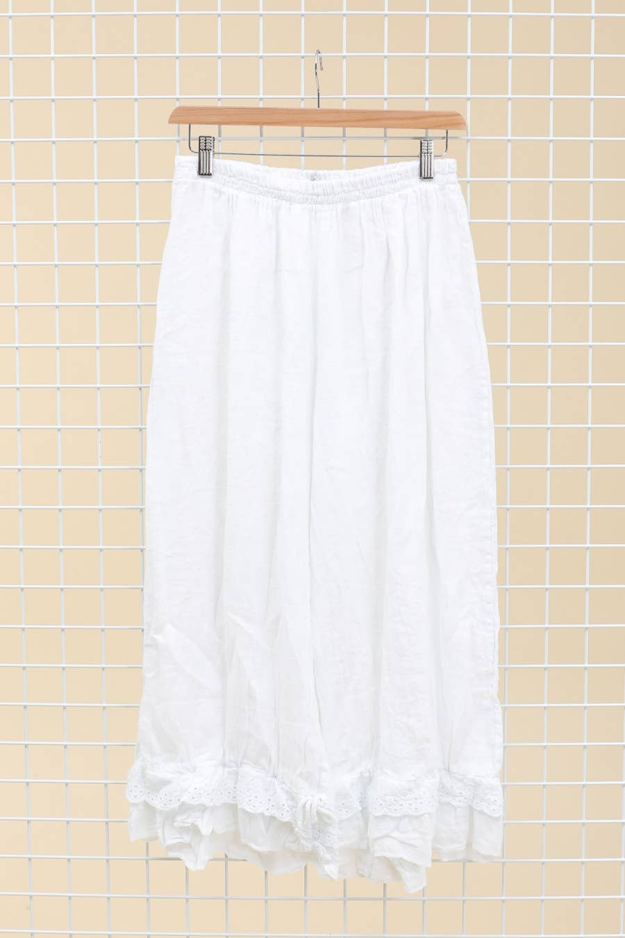 Eyelet Embroidery Linen Bloomers