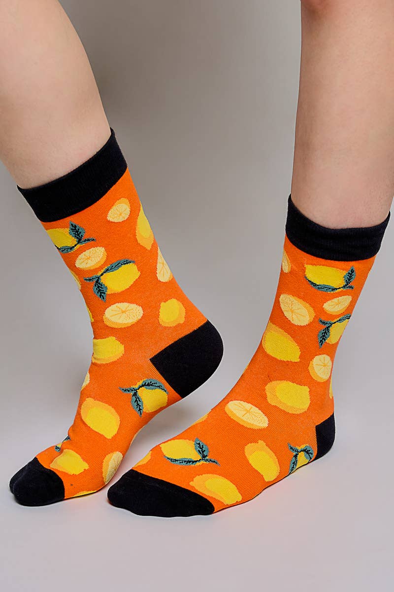 Playful Prints Colorful Novelty Crew Soft Socks