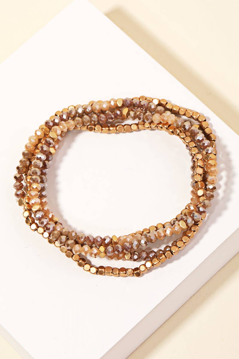 Beaded Stackable Bracelet Set