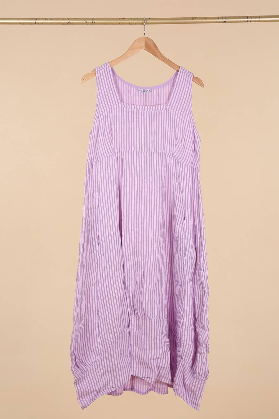 Sleeveless striped dress