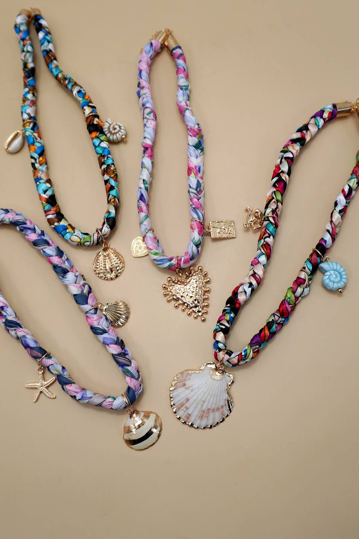 SCARF CHARM NECKLACE