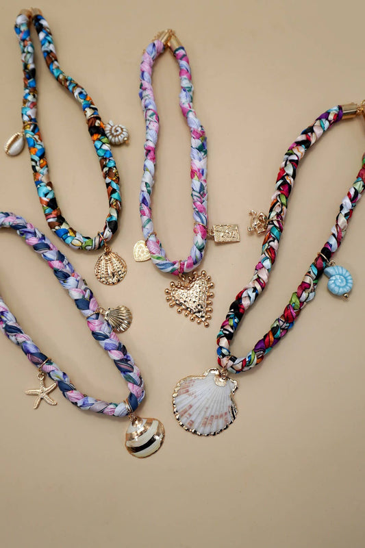 SCARF CHARM NECKLACE