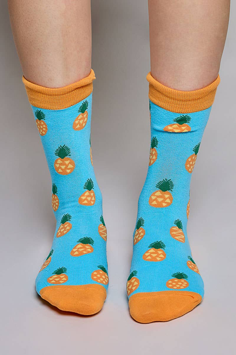 Playful Prints Colorful Novelty Crew Soft Socks