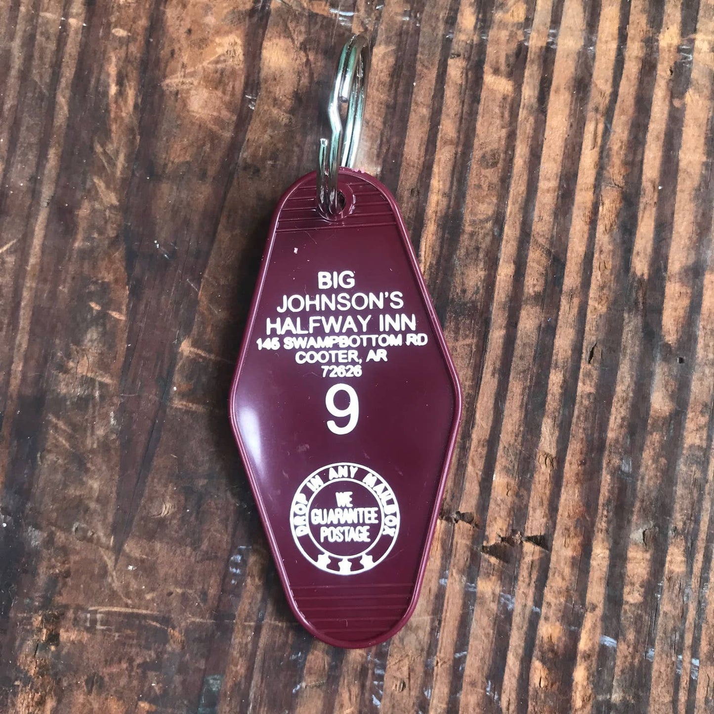 Motel Key Chain - Big Johnson's Halfway Inn