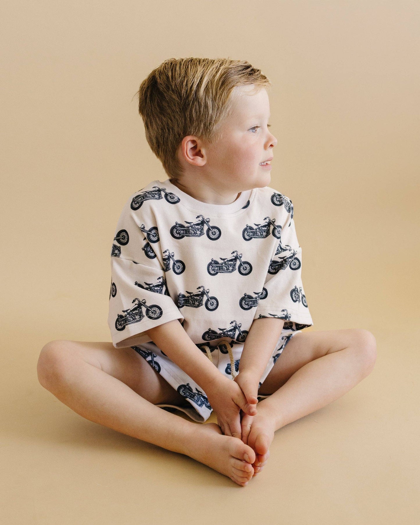 Baby & Kids Shorts Set | Born to Ride