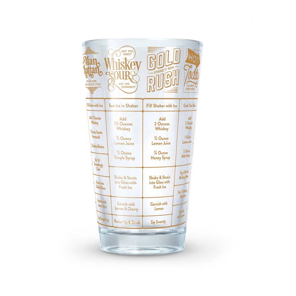 Whiskey Good Measure Recipe Glass