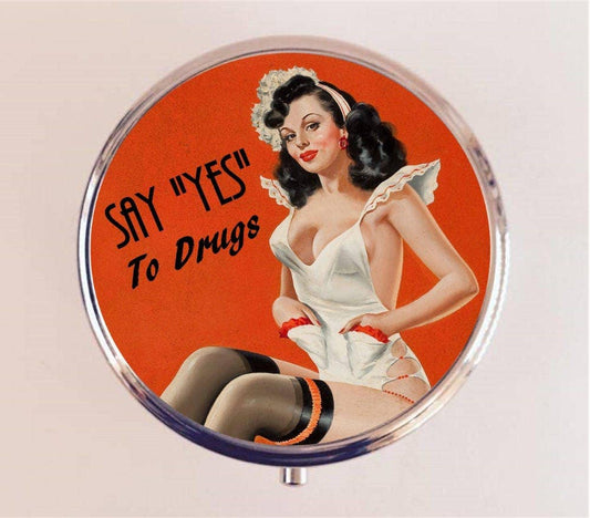 Say Yes to Drugs Pill Box Case