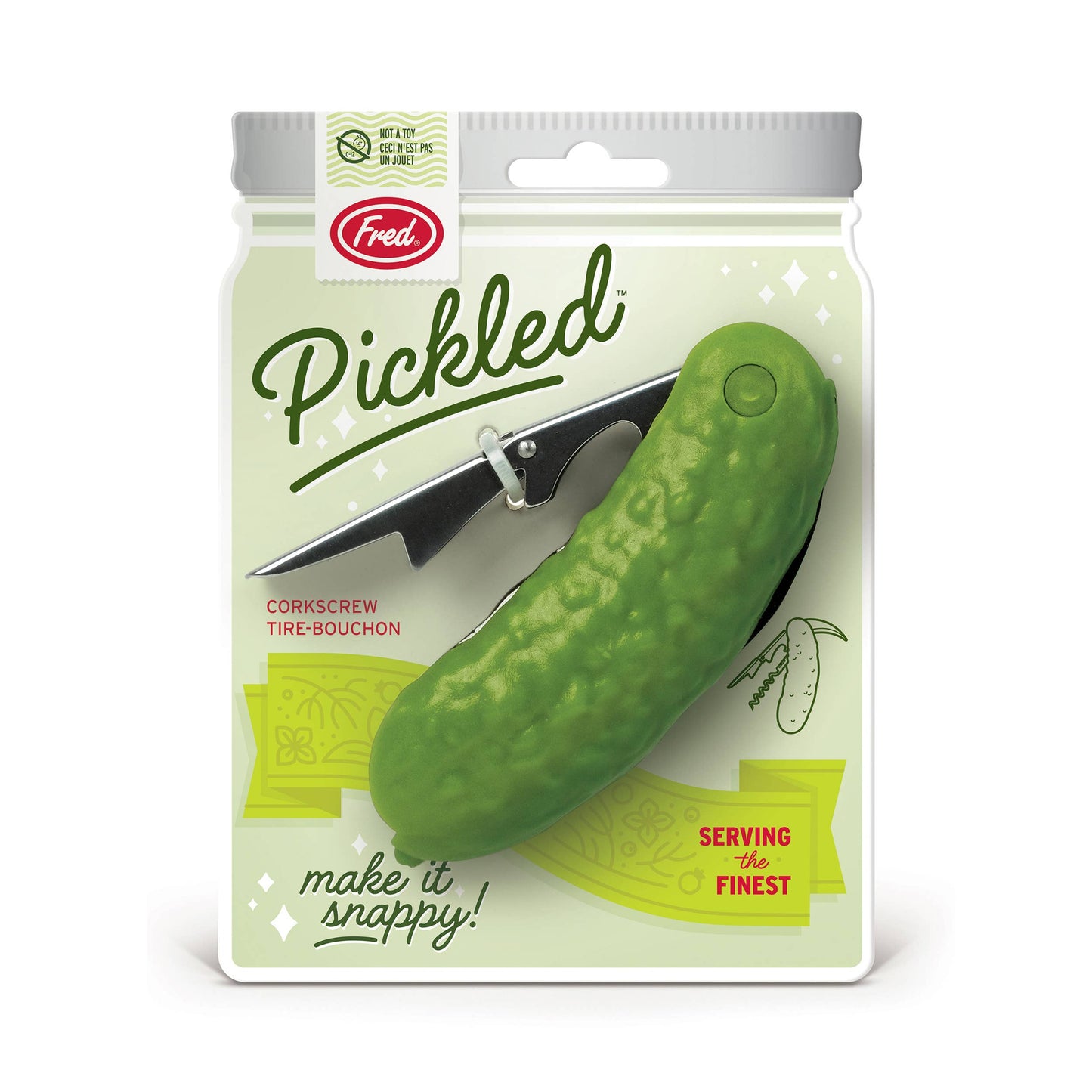 Pickled Pickle Corkscrew