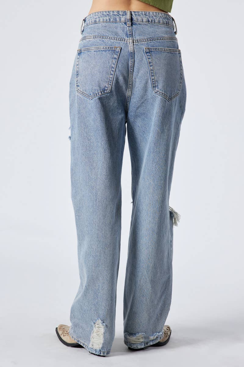 STRAIGHT LEG Denim JEANS