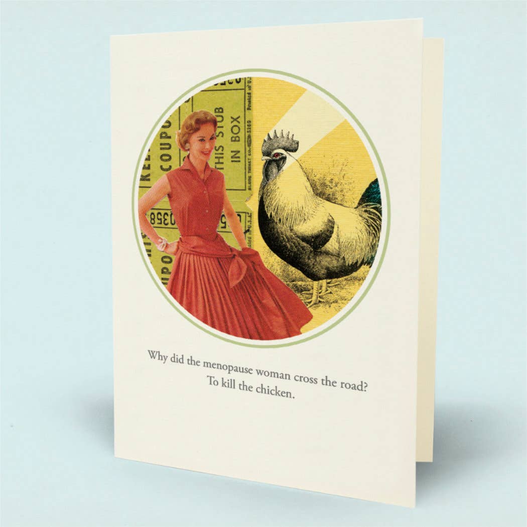 Menopause Chicken Card