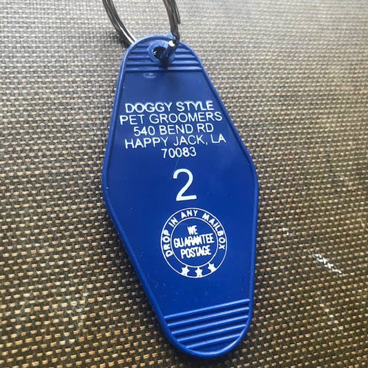 Motel Key Fob - Doggy Style Pet Groomers