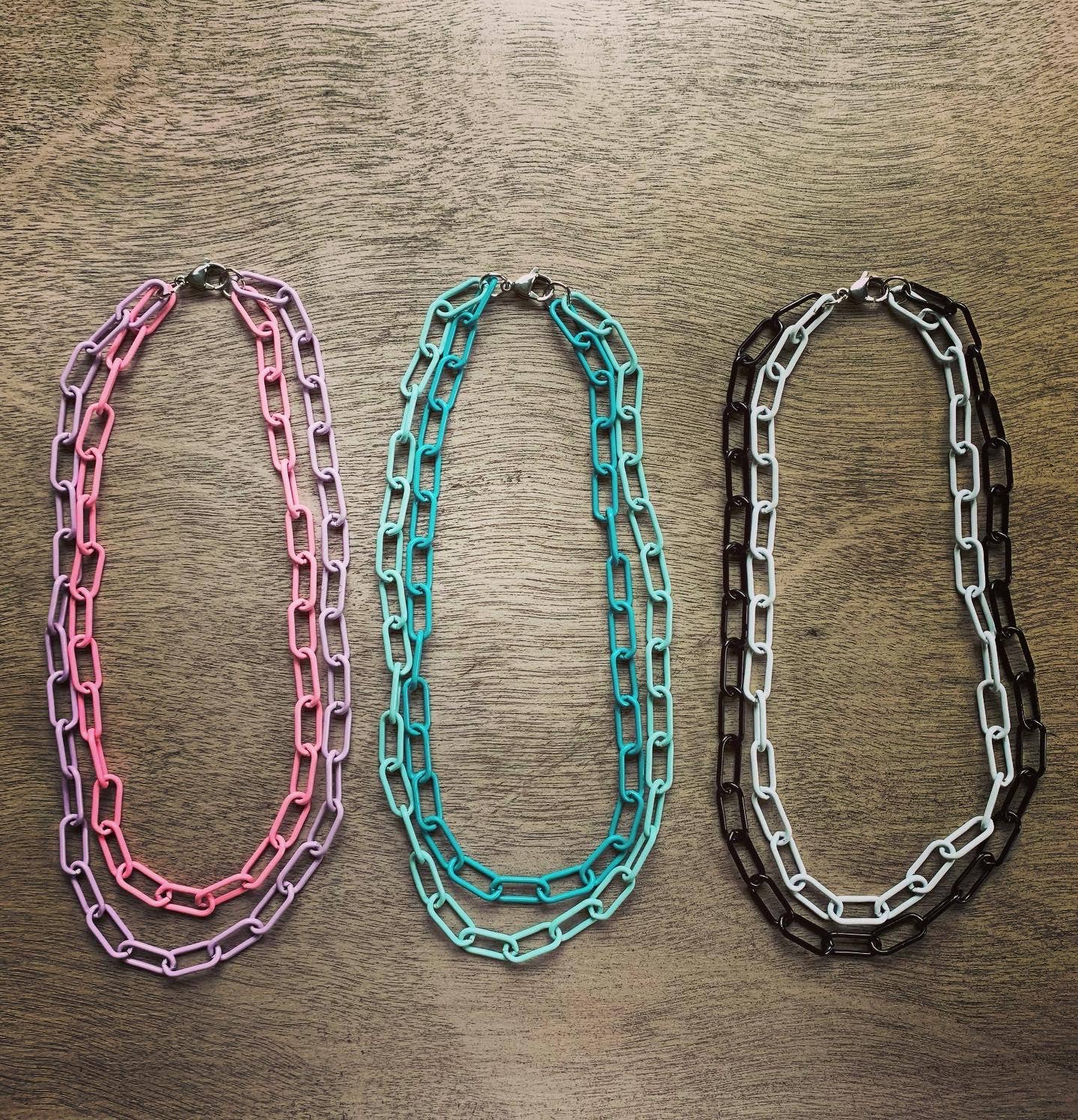Candy Land Paperclip Necklace