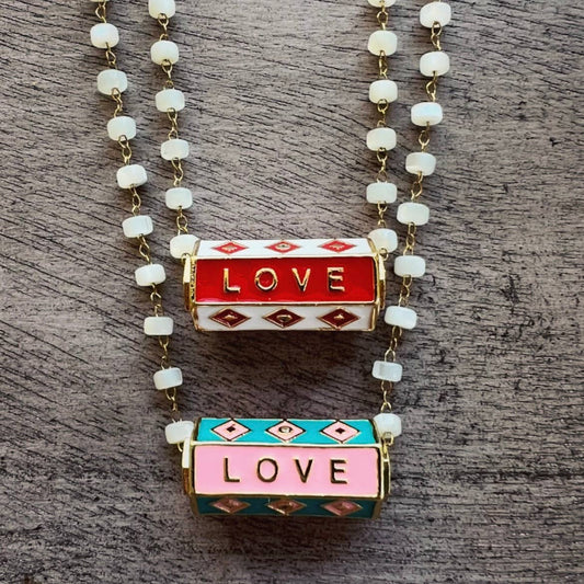 Warhol Love Necklace