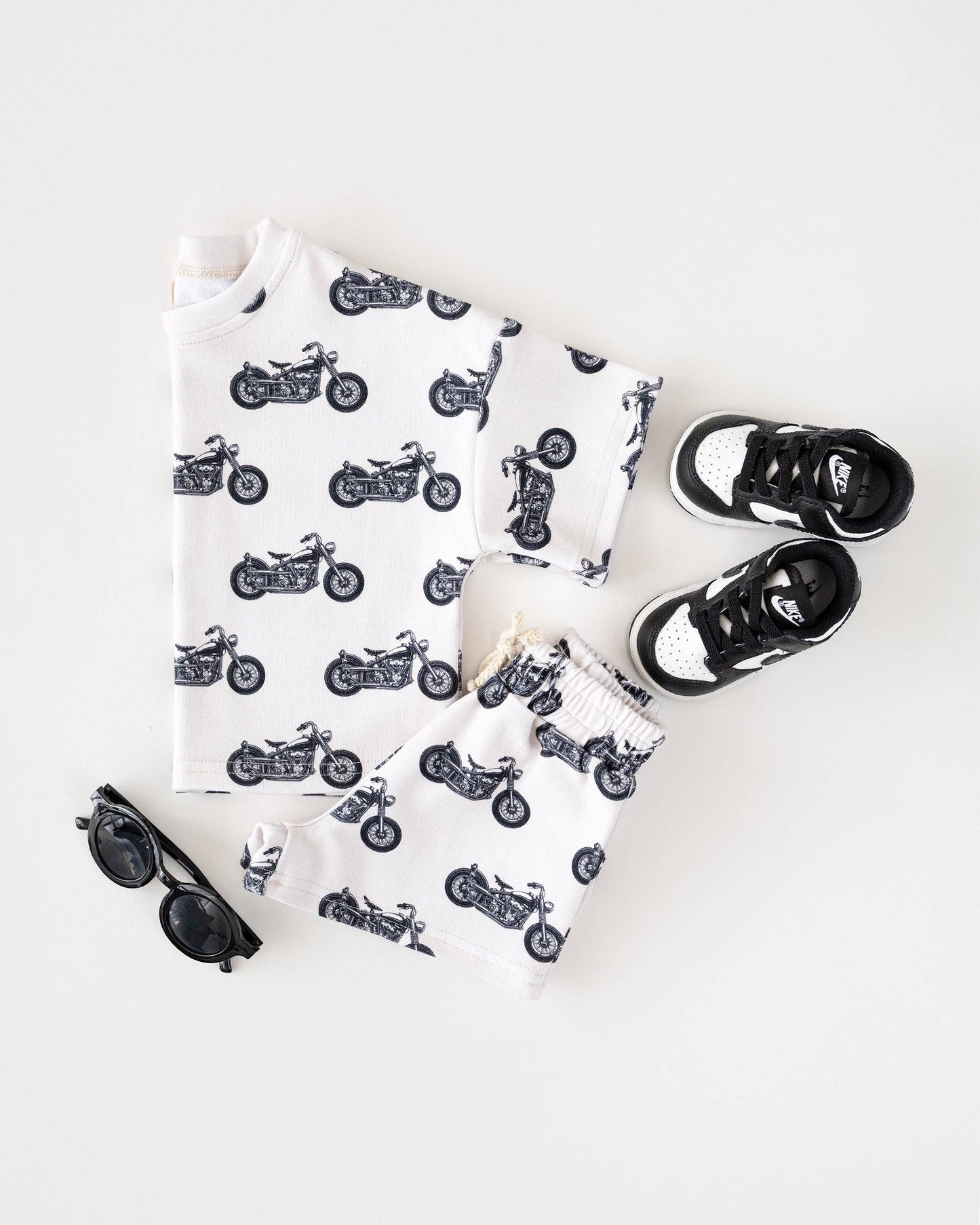 Baby & Kids Shorts Set | Born to Ride