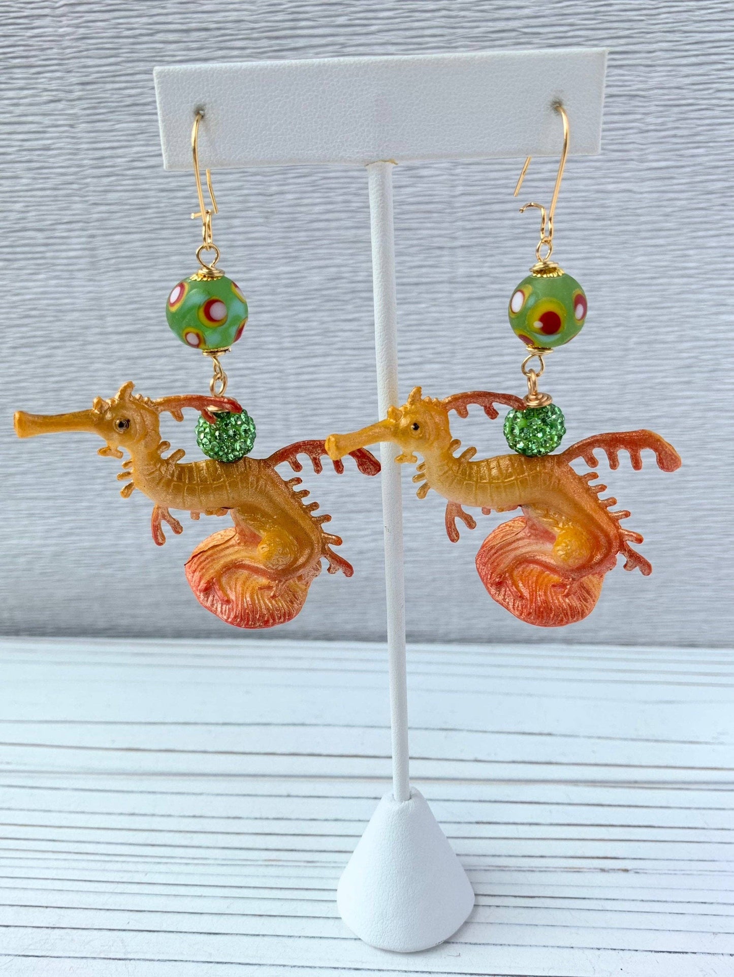 Sally the Sea Dragon Earrings