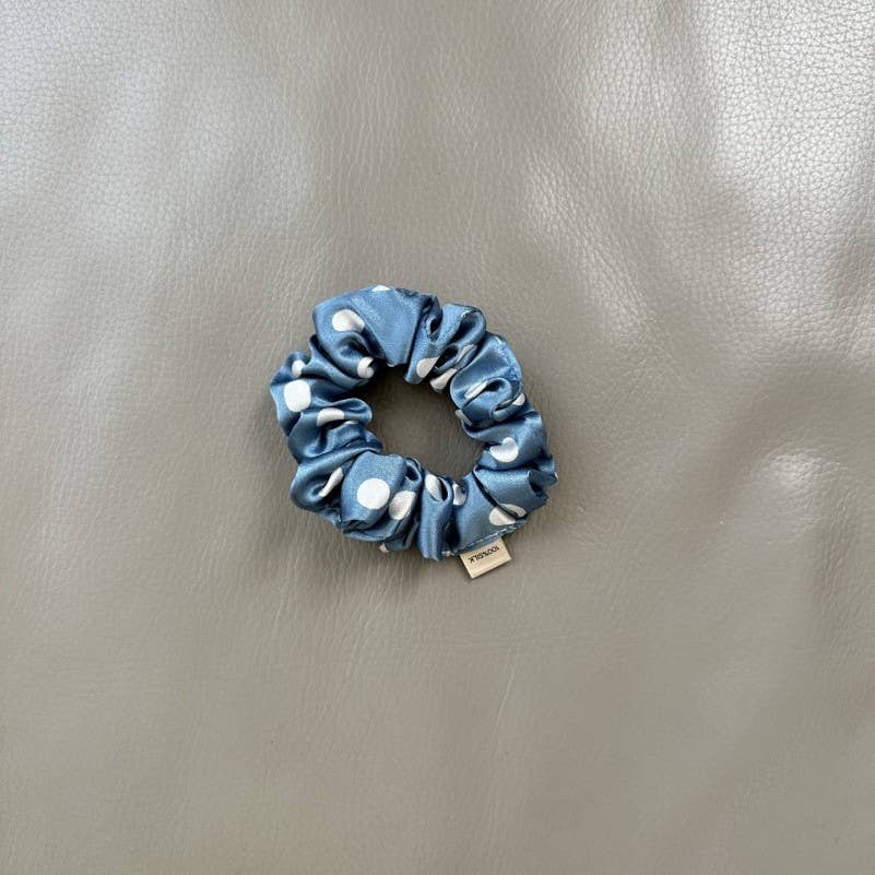 POLKA DOT SCRUNCHIES SET OF 5