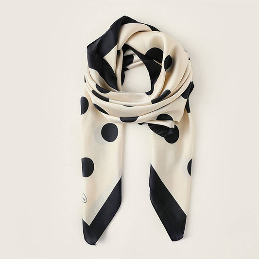 POLKA DOTS SQUARE SCARF NECK SCARVES KERCHIEF