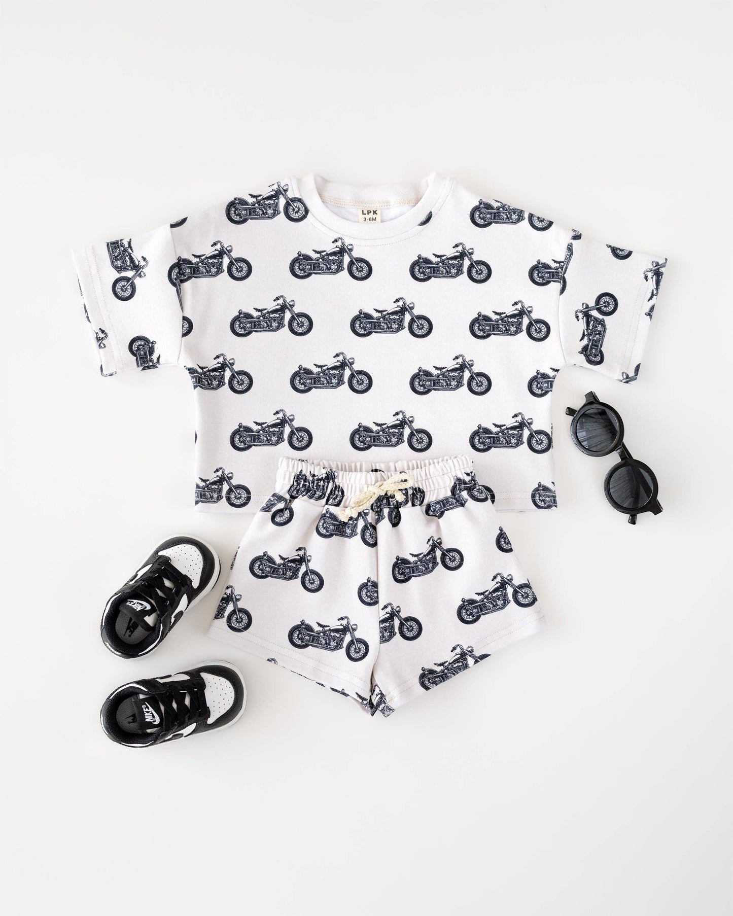 Baby & Kids Shorts Set | Born to Ride