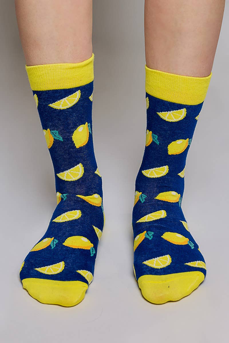 Playful Prints Colorful Novelty Crew Soft Socks