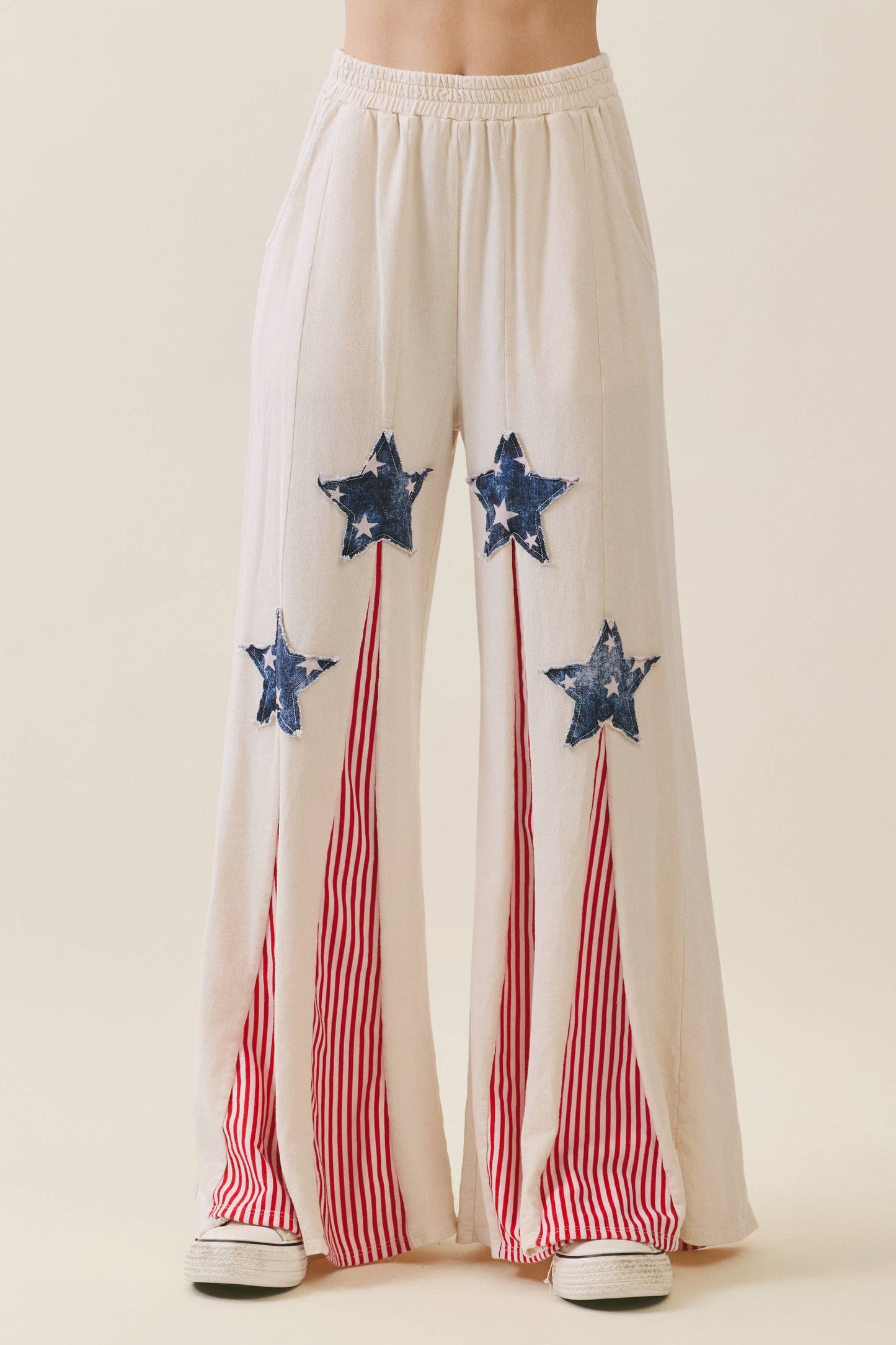 Americana Mineral Washed Flare Pants