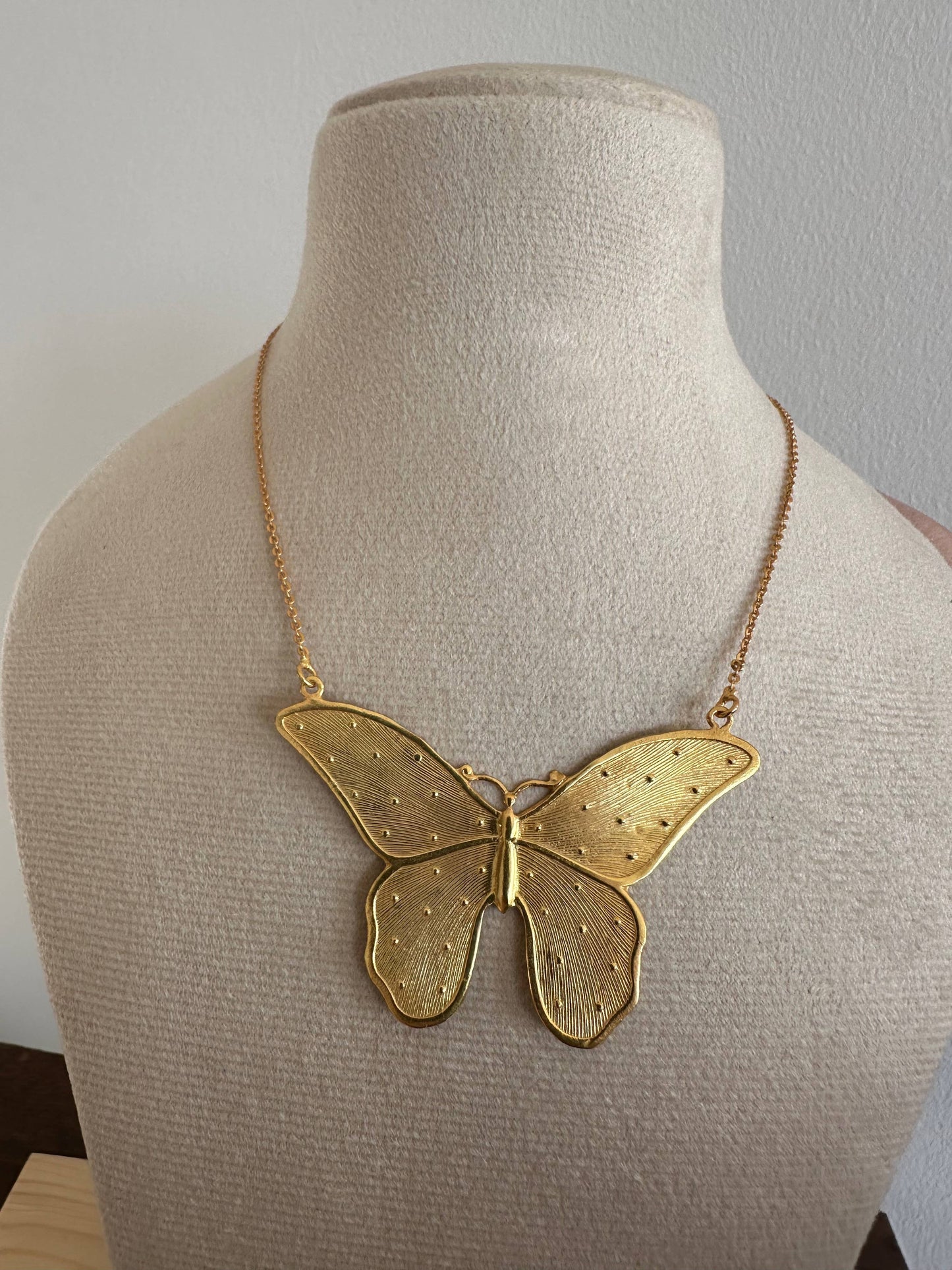 Butterfly Insect Chain Necklace | Hope + Rebirth Necklace