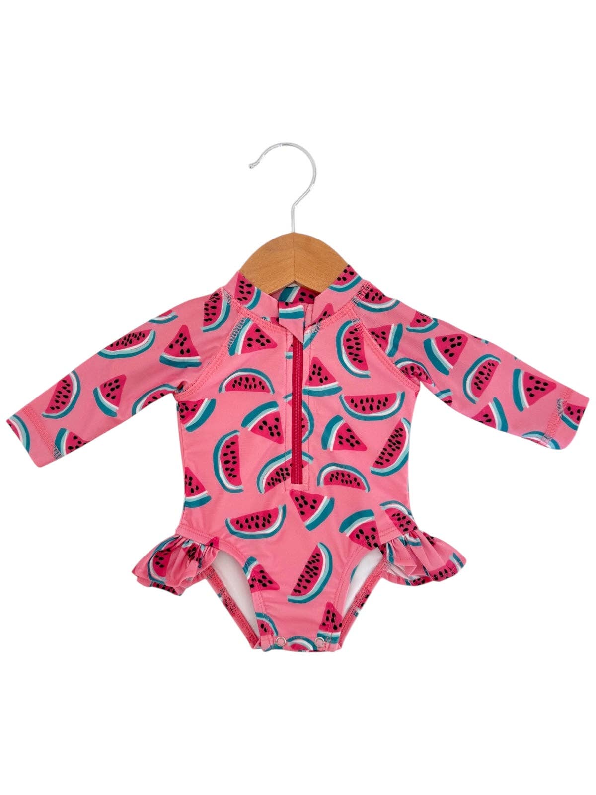 Watermelon / Skipper Rashguard Swimsuit / UPF 50+