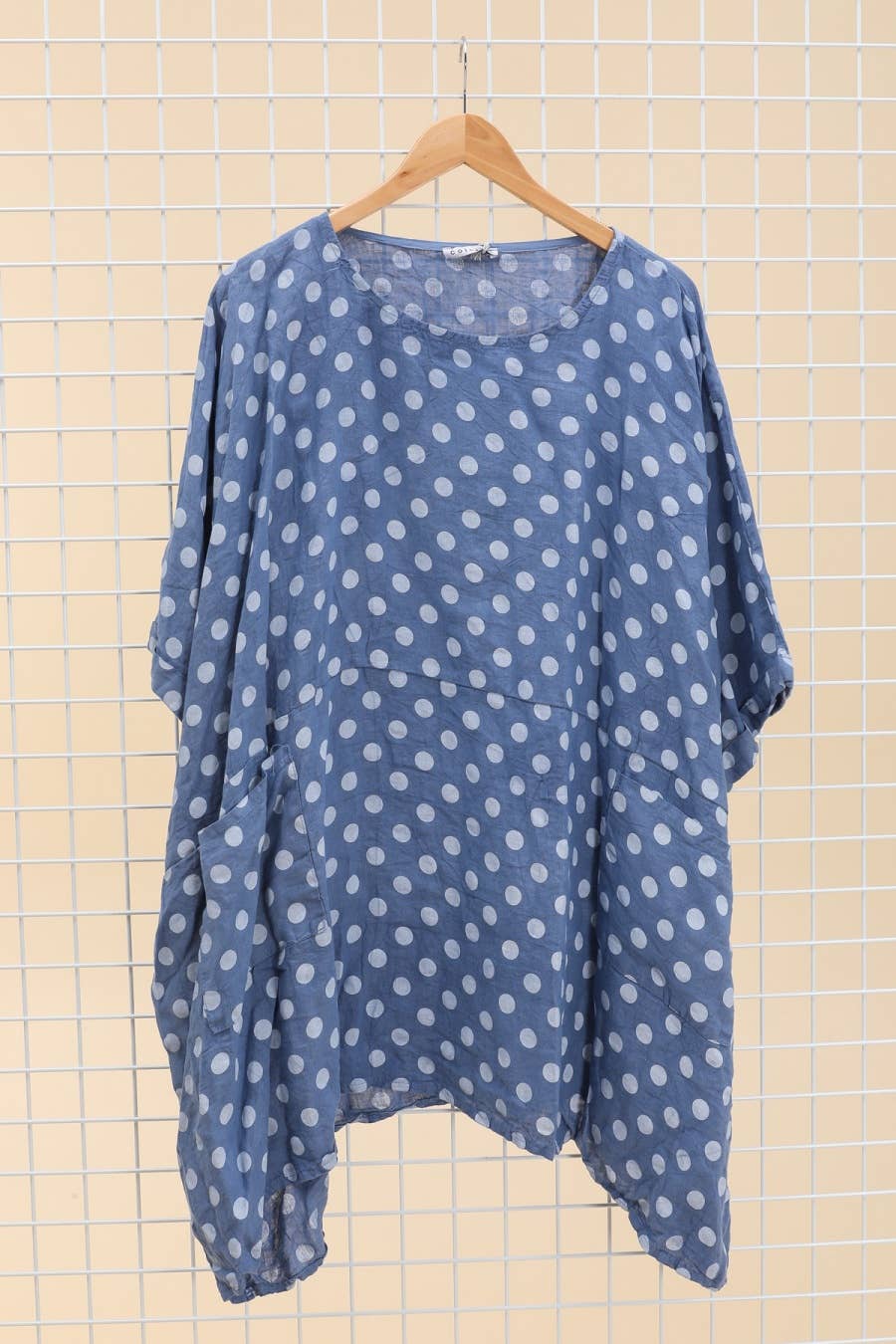 Polka Dot Linen Tunic