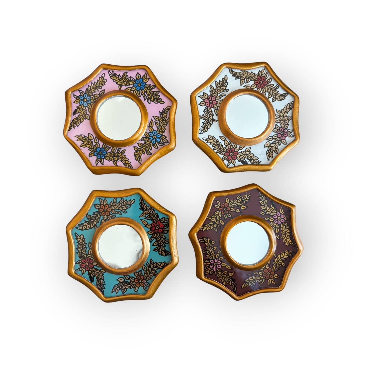 Handmade Decorative Peruvian Mirrors 3"