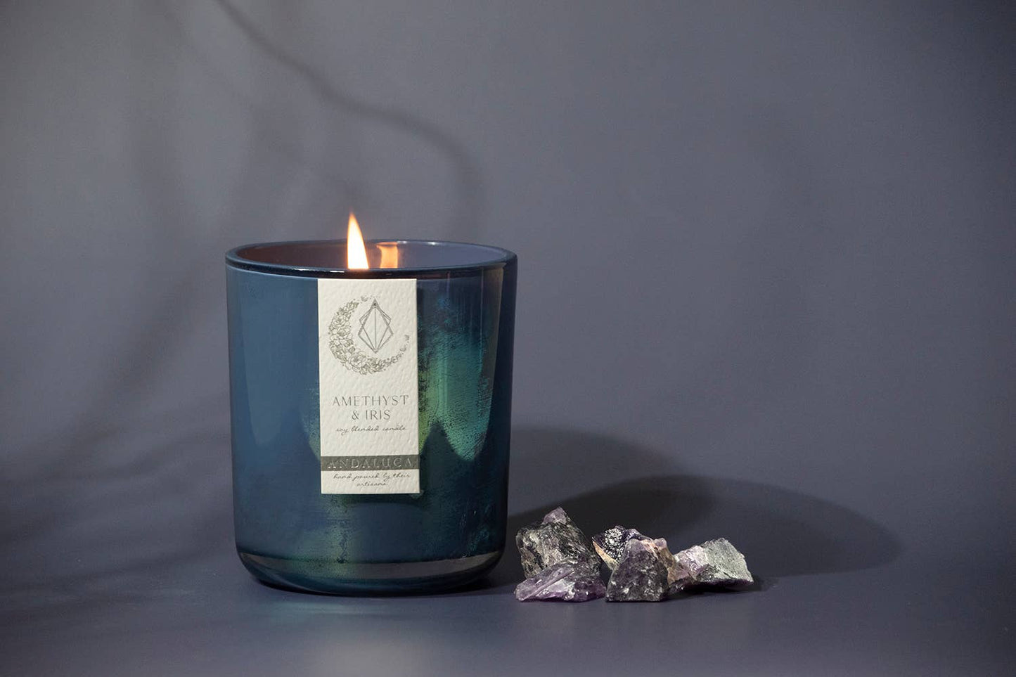 Amethyst & Iris 12 oz Soy Blend Candle