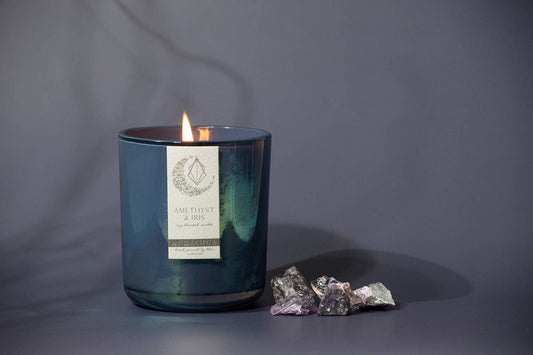 Amethyst & Iris 12 oz Soy Blend Candle