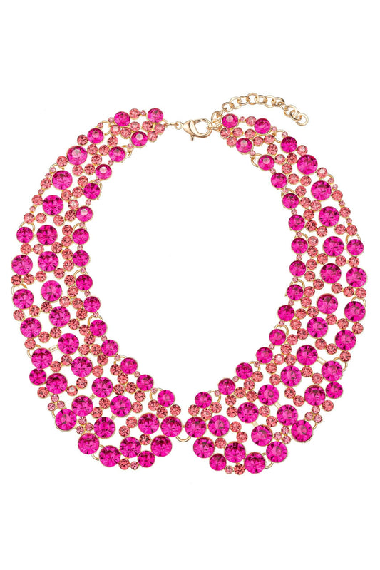 Diana Hot Pink Statement Necklace