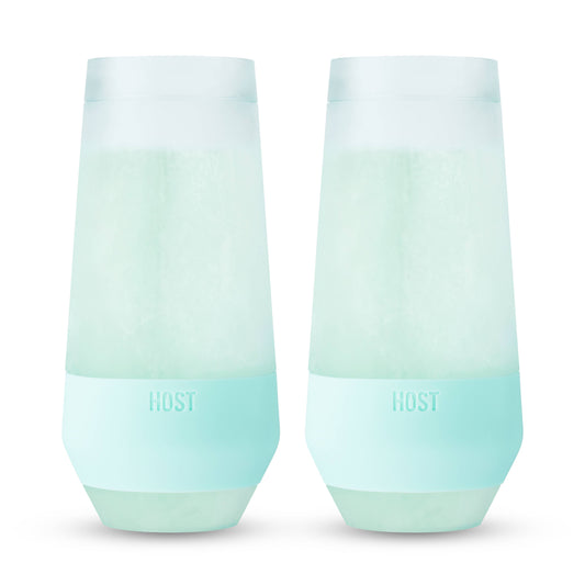 Champagne FREEZE™ Cooling Cups - Seafoam - Set of 2