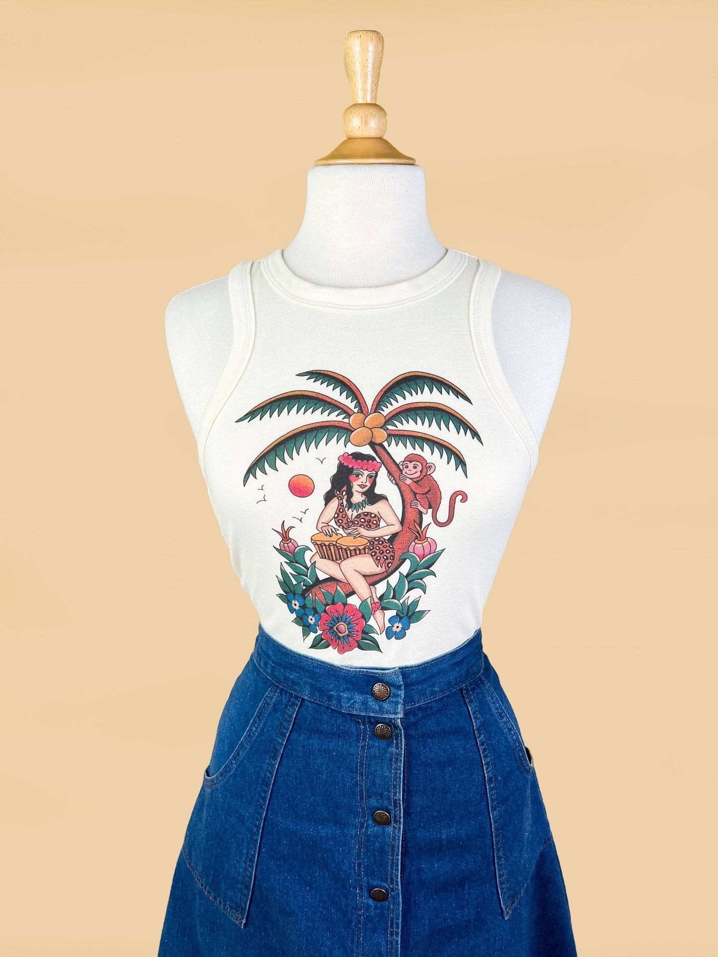 Bongo Baby Tank in Natural