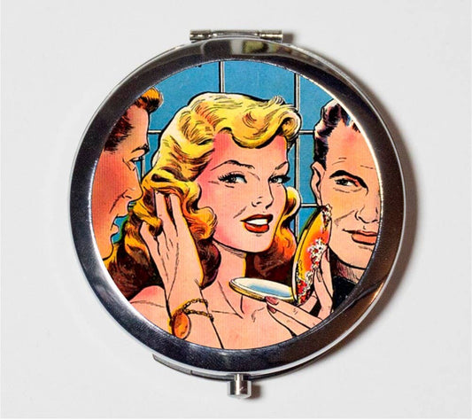 Comic Book Compact Mirror