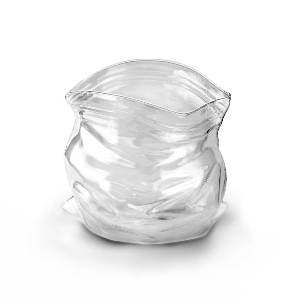 Unzipped - Glass Bag Vase or Bowl