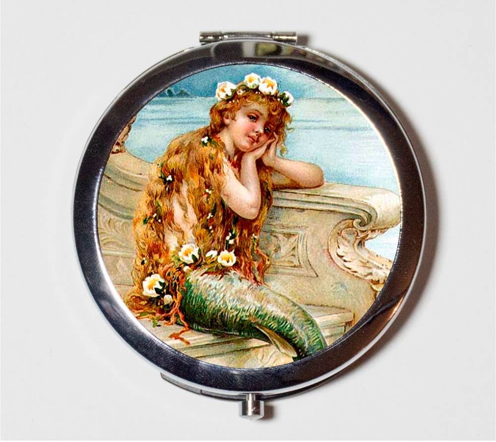 Mermaid Compact Mirror