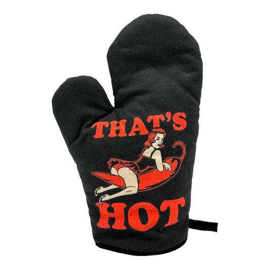 Thats Hot Funny Oven Mitt Kitchen Cookware