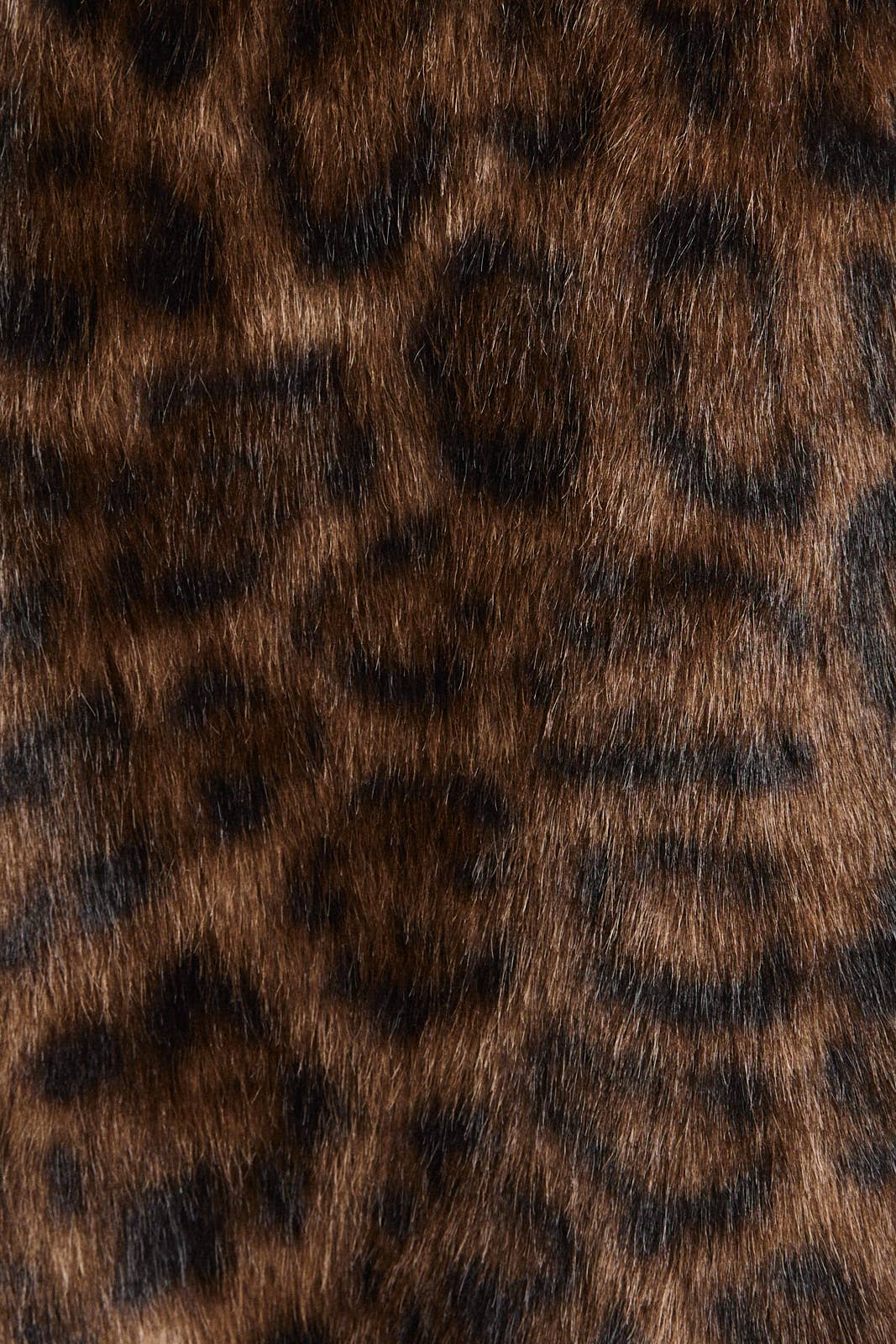 Faux Fur Long Leopard Coat
