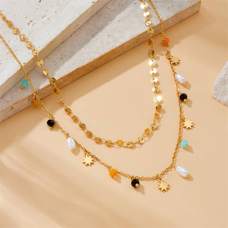 18K SEEDBEAD NECKLACE