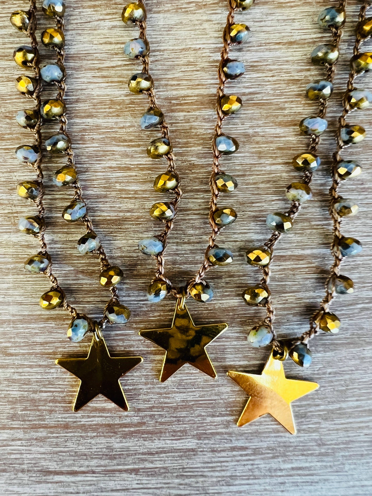 Star Shine Shimmering Crystal Friendship Necklace