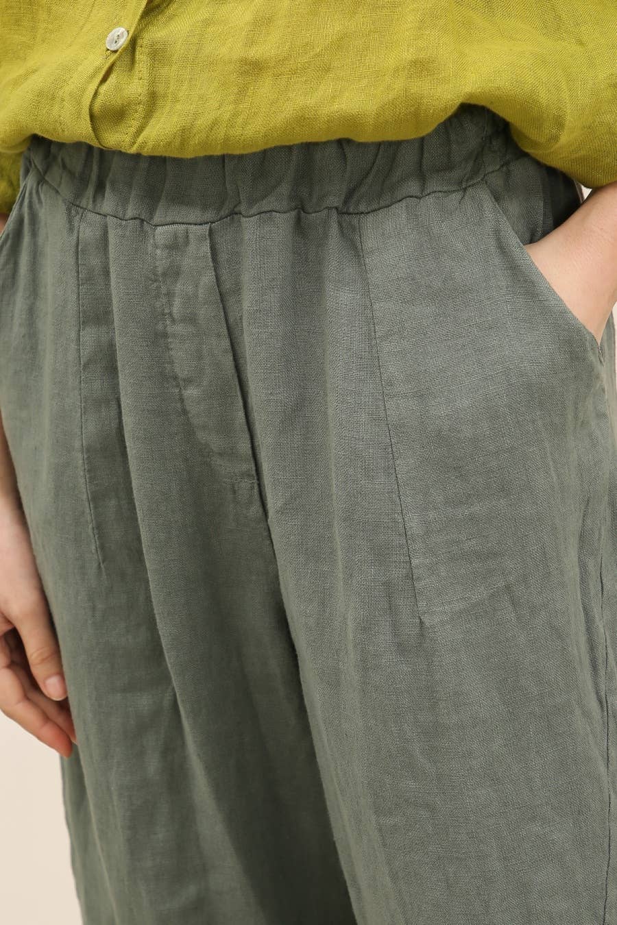 Barrel Pants  100% linen