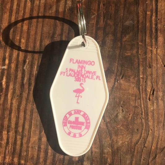 Motel Key Fob - Flamingo Inn