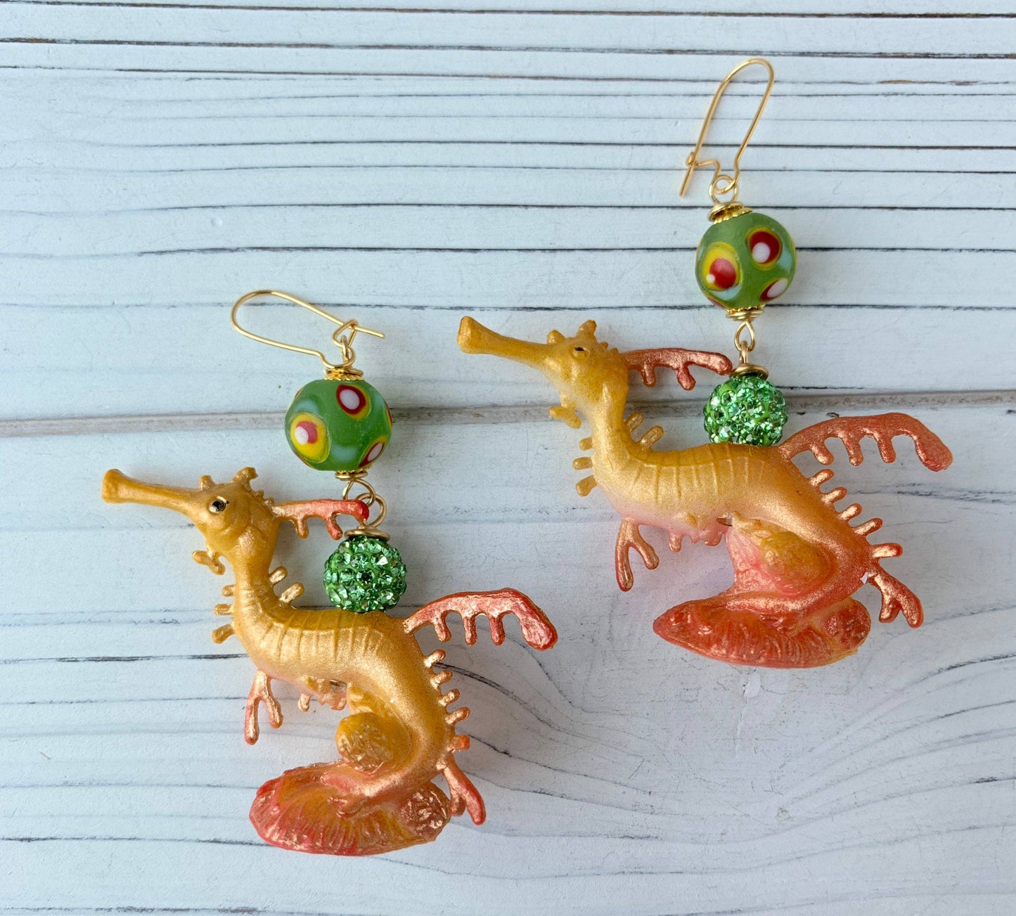 Sally the Sea Dragon Earrings