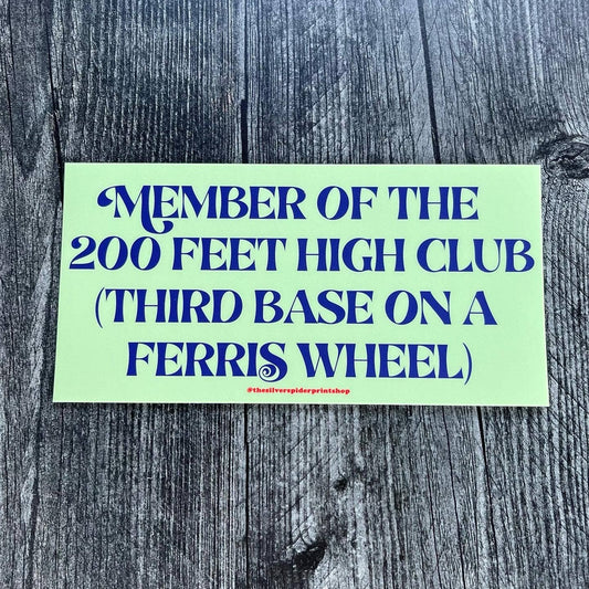 200 ft Club 3rd Base on a Ferris Wheel