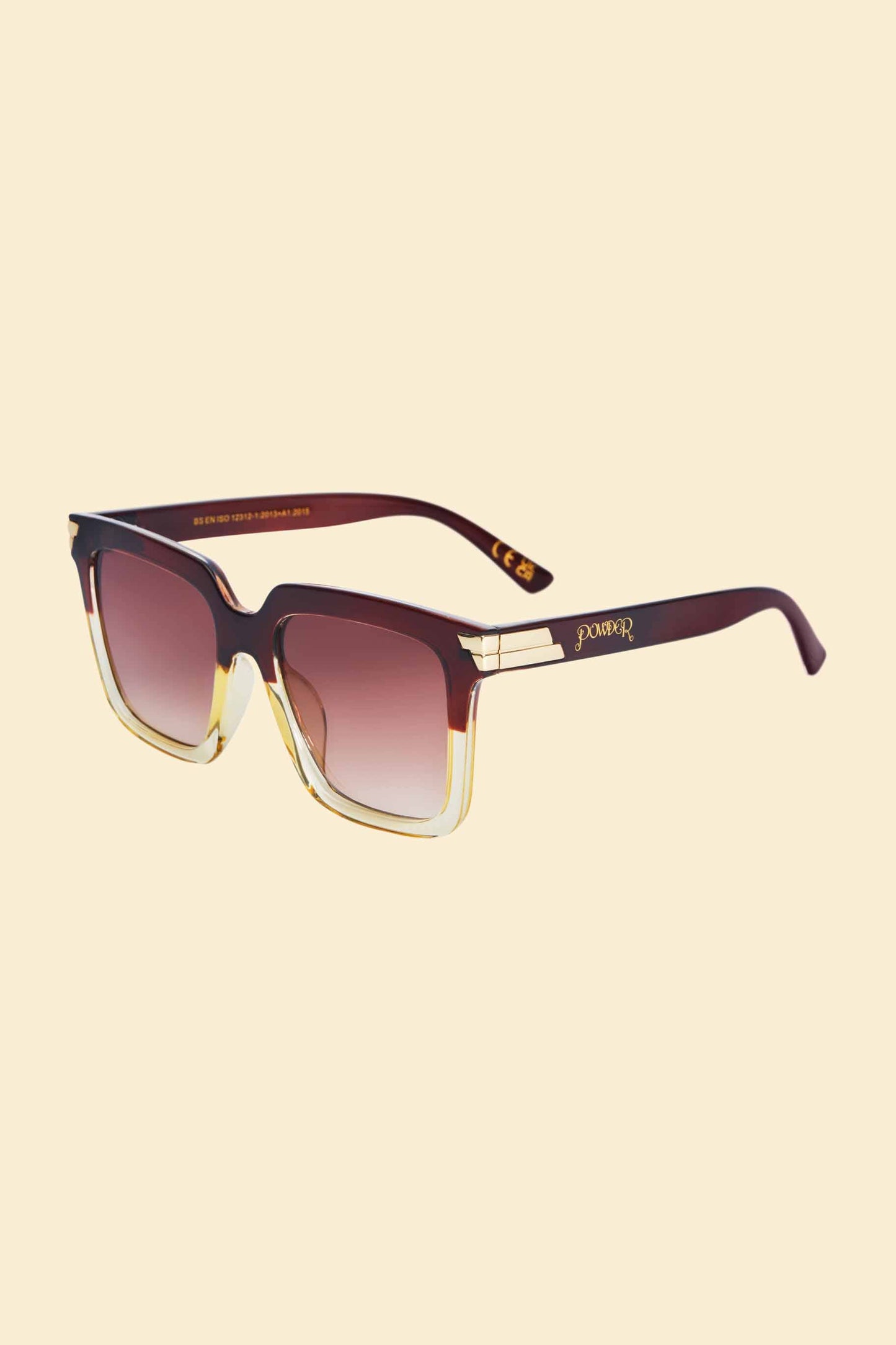 Luxe Fallon - Mahogany/Nude Sunglasses