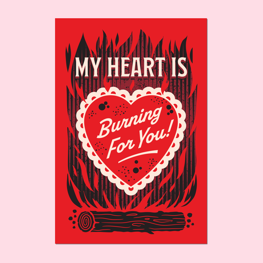 Burning For You Postcard