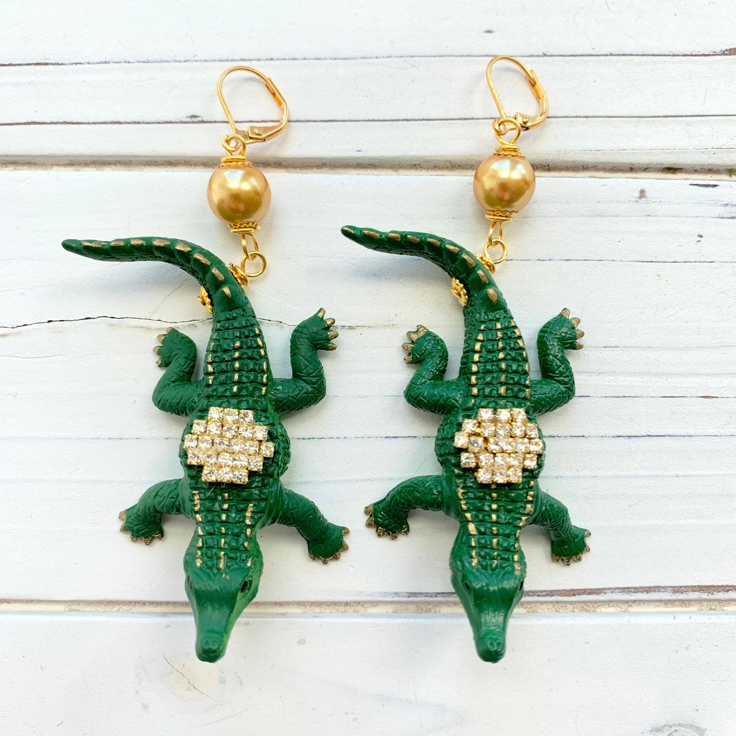 Alligator Earrings