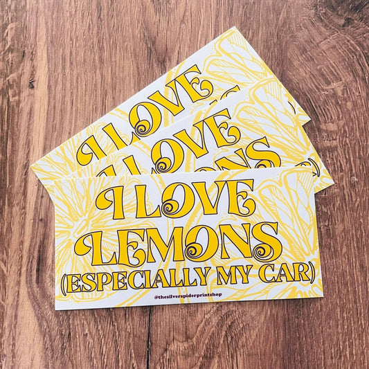 I love lemons especially my car