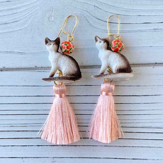 Juniper Cat Earrings